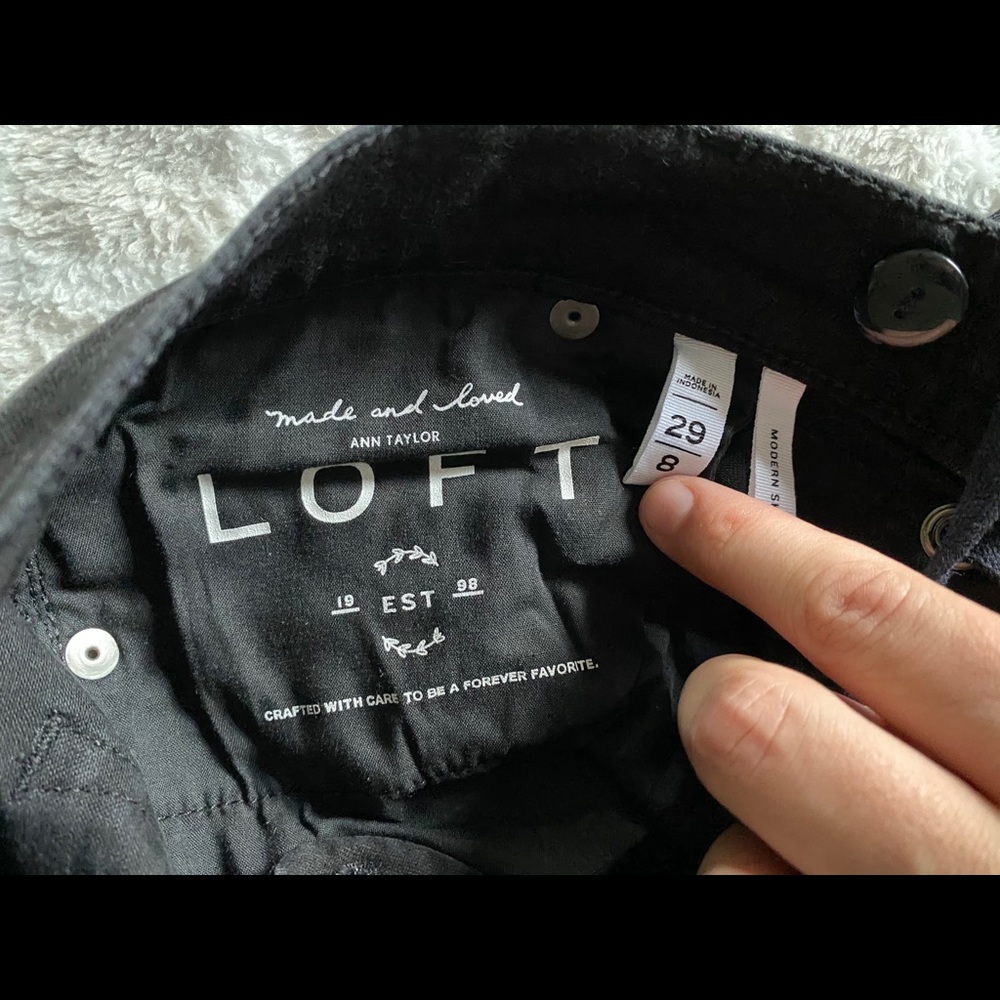 Loft modern skinny pants